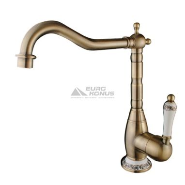 FABIANO Смеситель для кухни однорычажный FKM 48 Brass-Antique (8232.403.0005)